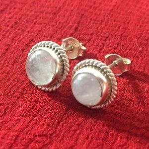 925 stamped sterling silver tops with moonstone